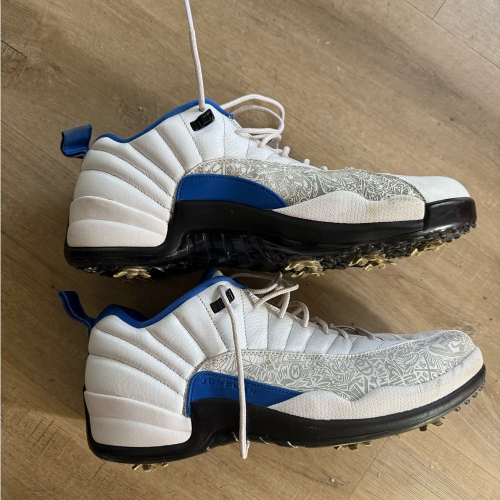 Nike Air Jordan White Game Royal Golf Size 14